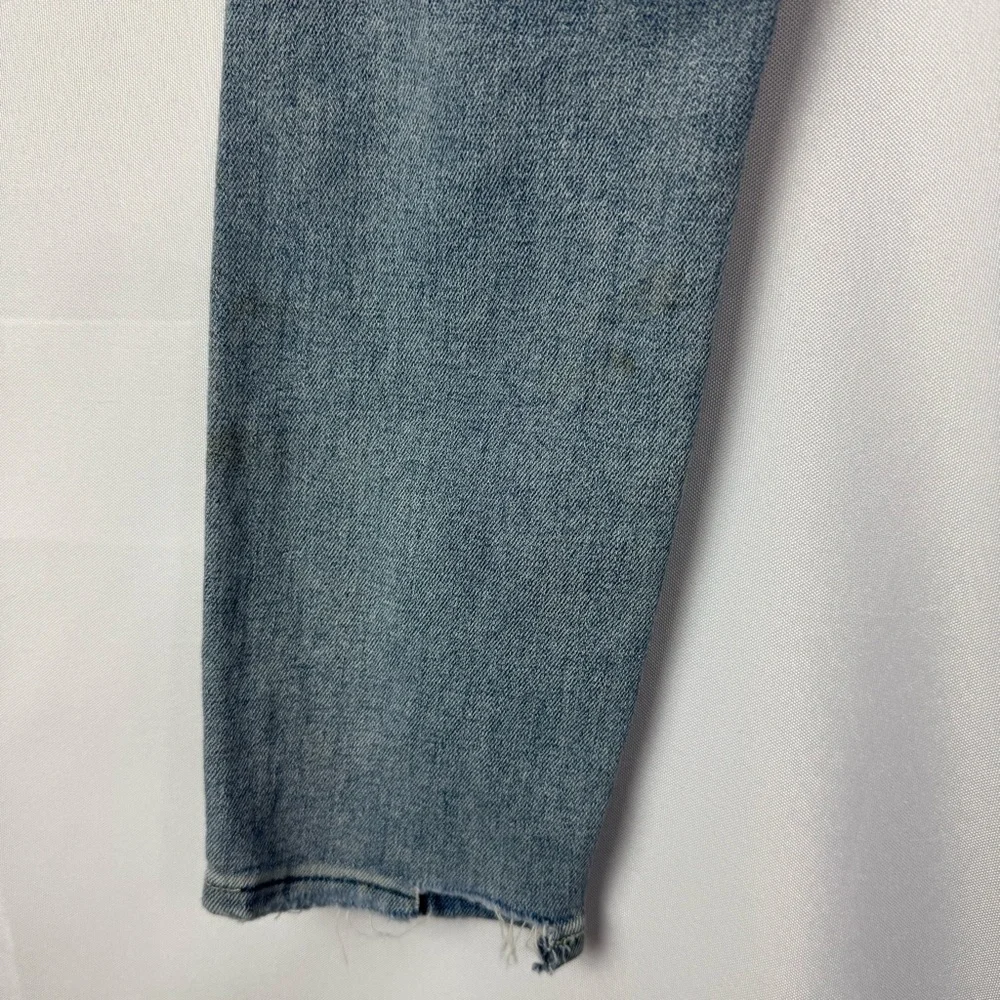 Abercrombie & Fitch High Rise Super Skinny Ankle Distressed Jeans 4